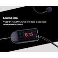 Miniatyrbillede 5 af 5: Sort bærbar FM trådløs mikrofon headset radio megafon til guideundervisning møde forelæsninger forsyninger db Black
