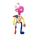 Pikkukuva 5 / 5: The Amazing Digital Circus Pomni Jax pehmolelu Anime söpö teatteri kani nukke täytetty sarjakuva klovni joulu lasten lahjat 25-40cm [DB] 30CM3