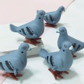 Miniatyrbillede 2 af 5: Spring Due Legetøj Vind-up Statue Barndom Interaktivt Legetøj Hjem Pubs Ornament Db