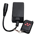Miniatyrbilde 3 av 5: Bærbar 3-pins XLR trådløs fjernkontrollmottaker for røykmaskin, tåkemaskin, DJ-scene, kontrollermottaker [DB] Black
