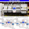 Miniatyrbild 4 av 5: Digital Elmätare LCD Trefasmätare 3-fas 4-ledare Trefasmätare för DIN-skena AC-mätare db White