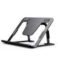 Pikkukuva 1 / 5: (harmaa) Säädettävä ja taittuva tablettiteline, kannettava ohut alumiininen teline pöydälle, yhteensopiva iPad Pro/Air/Mini, Samsung Tab [Db]