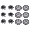 Pikkukuva 1 / 5: 6 kappaletta SH50-vaihtopäitä Series 5000 -parranajokoneisiin, S5000 S5420 S5380 S5351 MultiPrecision-terä [DB] Silver