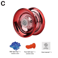 Miniatyrbillede 1 af 5: Professionel Yoyo Bold, Magisk Legetøj, Magisk Metal Magisk Trick, Holdbar Metal Yoyo Return Db L Red