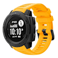 Miniatyrbillede 2 af 5: Silikone Urrem Udskiftning til Garmin Instinct - Grå [DB] Multicolor Yellow