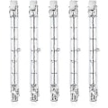 Miniatyrbillede 1 af 5: 5 justerbare R7S 118mm 300W halogen pærelys AC 220-240V 3100lm lineære halogen spots til landskabsbelysning db