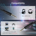 Miniatyrbilde 5 av 5: Reservekabel for Astro A40-hodesett, lydkabel for Astro A10/A40 spillhodesett, for PS5 Xbox-kontroller {DB Black