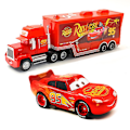Pikkukuva 1 / 3: Autot Elokuva Mcqueen & Kuningas & Chick Hicks & Mack Rekka Setä Diecast Ajoneuvo Lelut Setti DB F