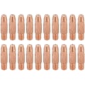 Miniatyrbillede 1 af 4: 20 stk. 24KD Kontaktdyser MIG Svejselygte Forbrugsvarer MIG Svejselygte Svejsespids 1mm [db]