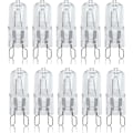 Miniatyrbilde 1 av 5: 10 stk G9 Halogenpærer Premium G9 40W Lyspærer, Dimbar 230V 2700K Varm Hvit G9 Pære for Bord s DB 40W