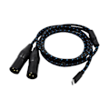 Pikkukuva 1 / 5: Type C - 2 XLR 3-nastainen Type C - XLR uros-uros USB C - 2 XLR uros 50cm [DB] 100cm Optional