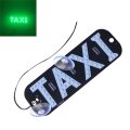 Miniatyrbild 1 av 5: Taxi LED-skylt för registreringsskylt, bilsignalljus, vindruta, taxiskylt, indikatorlampa [DB] Green