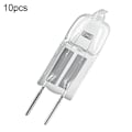 Miniatyrbilde 5 av 5: ZHOUBA 10 stk. G4 12V 20W Halogen Pin Base Lyspærer for Lysekroner Pendellamper [Db] As The Picture
