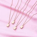 Miniatyrbilde 5 av 5: 4 stk. Bestevenn Halskjede Magnet Hjerteanheng Choker Hjerte Firkløver [DB] Gold