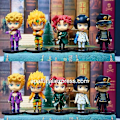 Miniatyrbild 2 av 5: Jojo Bizarre Adventure Anime Figur Leksaker Kujo Jotaro Figurine Higashikata Josuke Kakyoin Noriaki Actionfigur Modell Dock Leksaker Db 1PCS Random