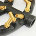 Miniatyrbillede 5 af 5: Messing Propan Naturgas Jet Tips til 10,20,32 Tips Støbejernsbrænder Propan Gasbrænderdyse(Pac [DB] golden