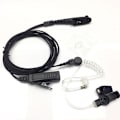 Miniatyrbillede 4 af 5: Air Tube Earpiece Headset Mic GP328Plus GP344 GP388 GP328-Plus F22 F25 W5 db Black