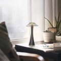 Miniatyrbilde 4 av 5: Designer Bordlampe Oppladbar Touch Led Bordlampe - Dimbar Titanium Usb Sengelampe 3W Cordle [DB]