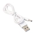 Pikkukuva 1 / 5: 1m DC 3.5mm x 1.35mm Naaras USB Type A Uros Adapteri Virtajohto Kaapeli db White