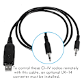 Miniatyrbilde 5 av 5: Usb Ci-v Interface-kabel for Icom Ct-17 Ic-706 Radio