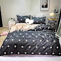 Miniatyrbild 1 av 2: 3/4-delars Set Kawaii Snoopy Cartoon Bomulls Quiltöverdrag Lakans Kuddfodral Anime Bekväm Mjuk Hushållsbäddvara Presenter [DB] 4piece set200x230cm fengyeqing