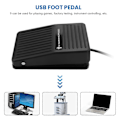 Pikkukuva 2 / 5: PC USB -jalkakytkin näppäimistöpoljin db Black