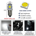 Pikkukuva 2 / 5: 10 kpl E10 12v viileän valkoinen LED-polttimot 5smd 0,5w 50lm Lampcool White Db