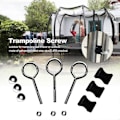 Miniatyrbillede 3 af 5: Runde Trampolinskruer Skruer Til Fastgørelse Af Trampolinen Trampolintilbehør [Db] 12pack