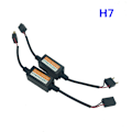 Miniatyrbillede 1 af 5: 2 Pak H7 Bilbelastningsmodstand Fejl Eliminator Led Dekoder Canbus Trådløs Lysadapter (Model: 9005 90)