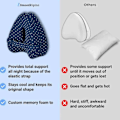 Miniatyrbild 4 av 5: Smooth Spine Pillow, Smooth Spine Alignment Pillow - Lindrar höft- och ischiasbesvär, Smooth Spine Benkudde [db] Blue