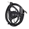 Miniatyrbild 1 av 4: 1-stifts D-typ headset hörlurar hörlurar PTT-mikrofon öronpropp för Talkabout bärbar radio Tlkr T3 T4 T60 T80 {db} black