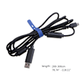 Miniatyrbillede 5 af 5: USB-kabel Nylon Wire Udskiftning til Razer Wolverine til Xbox One Gaming Con DB