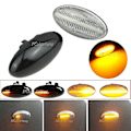 Miniatyrbilde 2 av 5: 2 stk LED dynamisk blinklys sidemarkerlys til Peugeot 307 206 407 107 607 1007 Partner Expert sekventielt blinklys  DB