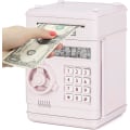 Miniatyrbild 1 av 5: Sparbössa för barn från 3 år, elektronisk sparbössa spargris för barn kassaskåp sparbössor med kod ATM sparbössa leksaksgris