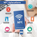 Miniatyrbillede 2 af 5: 50 stk. Nfc Ntag216-klistermærker Ntag216 Nfc-tags Nfc 216-tag Ntag216 Nfc-kort 13,56mhz Nfc-tag-klistermærker 888 byte hukommelse