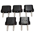 Miniatyrbillede 1 af 4: 10 stk. US USA til EU Euro Europa AC Strømomformer Rejseadapter Opladerstik [DB]