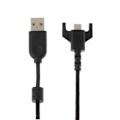 Pikkukuva 3 / 4: Vaihto Nylon-punottu USB-lataus- ja datakaapeli Logitech G Pro X Superlight Glorious Model O D langattomalle pelikäyttöön [DB] PVC 180CM