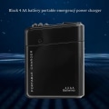 Miniatyrbillede 2 af 5: Sort 4x Aa Batteri Bærbar Nødstrømsoplader Usb Til Mobiltelefon