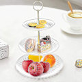 Miniatyrbilde 4 av 5: 4 Sett 3-lags Kake Stativ Hardware - Lagdelt Brette Hardware - Dessert Serveringsbrett Stativ Håndtak Beslag For Kake Stativ [DB] Gold