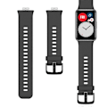 Miniatyrbillede 2 af 4: Blød silikone urrem til Huawei Watch Fit - Grøn [DB] Multicolor Black