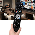 Miniatyrbild 2 av 4: DB Ersättningsfjärrkontroll TP7187 för GRUNDIG TP7187R för Smart TV Fjärrkontroll Mediaspelare Tillbehör Black