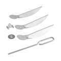 Pikkukuva 1 / 5: 18-1/2-tuumainen One-Touch-puhdistusjärjestelmä, 7443 90719 hiiligrillin/kattilagrillien puhdistussarja {DB} Silver