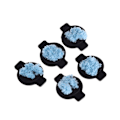 Miniatyrbilde 3 av 5: 11 stk/lot robot hjul dekk mopp klut vannhette erstatning for braava 320 380 381 380T 390 390T Mint [db] Black  blue