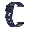 Miniatyrbilde 3 av 5: Myk Silikon Klokkereim Erstatning Klokkebånd 22mm For Vivoactive 4 [db] Dark blue