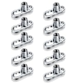 Miniatyrbilde 1 av 5: 10 stk./lot G23 Titan Mikro Dermal Piercing Sett Dermal Anker Base Skinner Diver Dermal Base Sexy Kroppspiercing Smykker 14g [DB] Style6 v 1.6x2.5mm