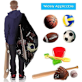 Miniatyrbilde 4 av 5: Ekstra Stor Sportsballnett Mesh Fotballnett Kraftig Snøringspose Teamarbeid for Oppbevaring av Basketball, Volleyball, Baseball, Svømmeutstyr db