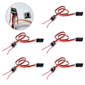 Miniatyrbilde 2 av 5: Mini båt elektronisk hastighetskontroller toveis ESC for modellbåt/fly [DB]