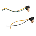 Miniatyrbillede 2 af 5: 2 stk. Forlygte Lampe Pære Sokkel Ledningsnet Stik Adapter Linje Til H1 Pære [DB]