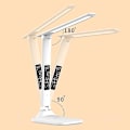 Miniatyrbild 5 av 5: LED-skrivbordslampor USB dimbar touch hopfällbar bordslampa med kalender temperaturklocka nattlampor för studier läslampa [DB] A291