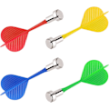 Pikkukuva 2 / 5: 24 kpl Magneettisia Dartseja, Muoviset Dartseja Vaihto Dartseja Magneettiselle Darttaululle, Magneettisia Dartseja Lapsille Aikuisten Kohdepelileluille {Db}